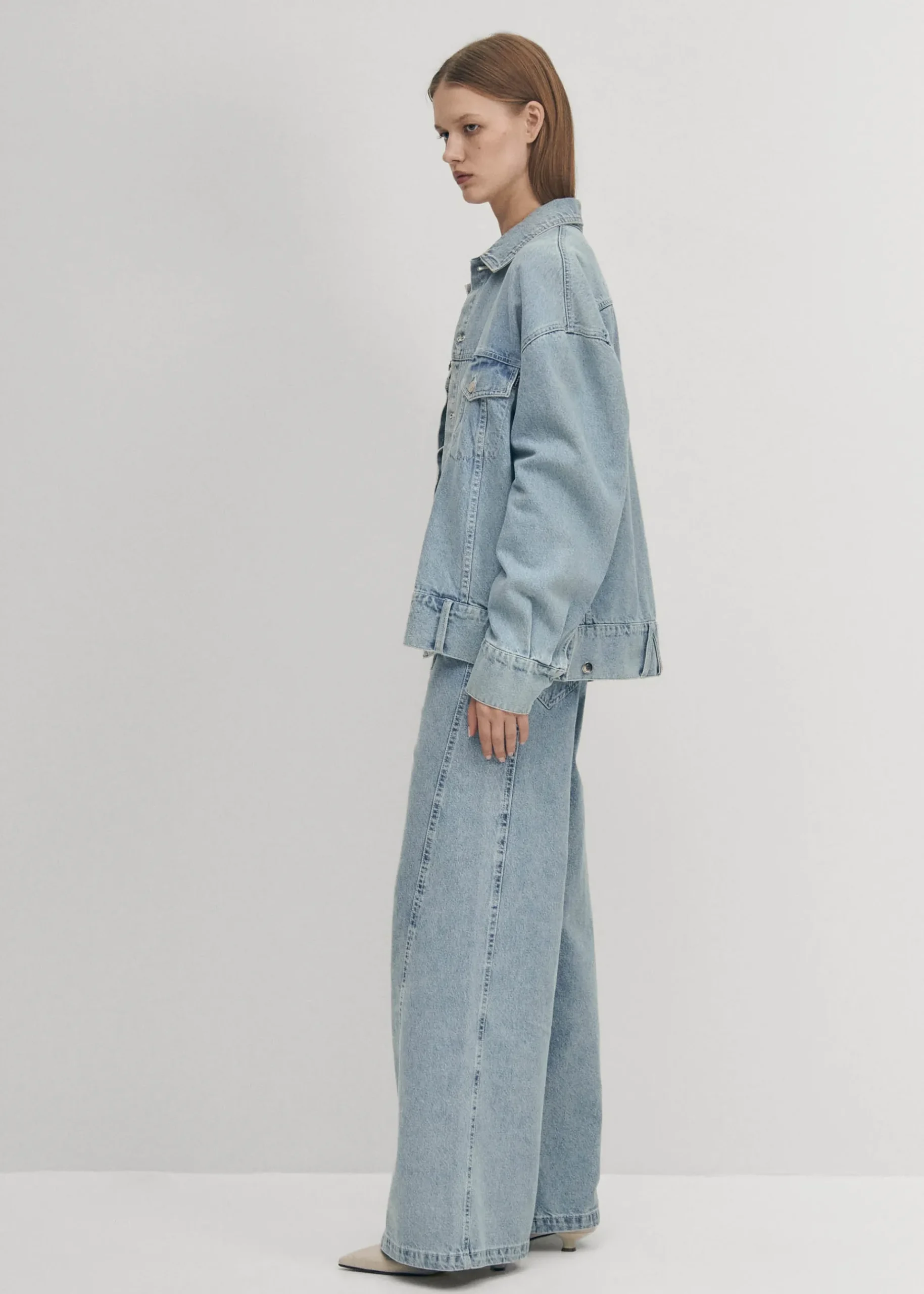 Alaska Blaue Denimjacke