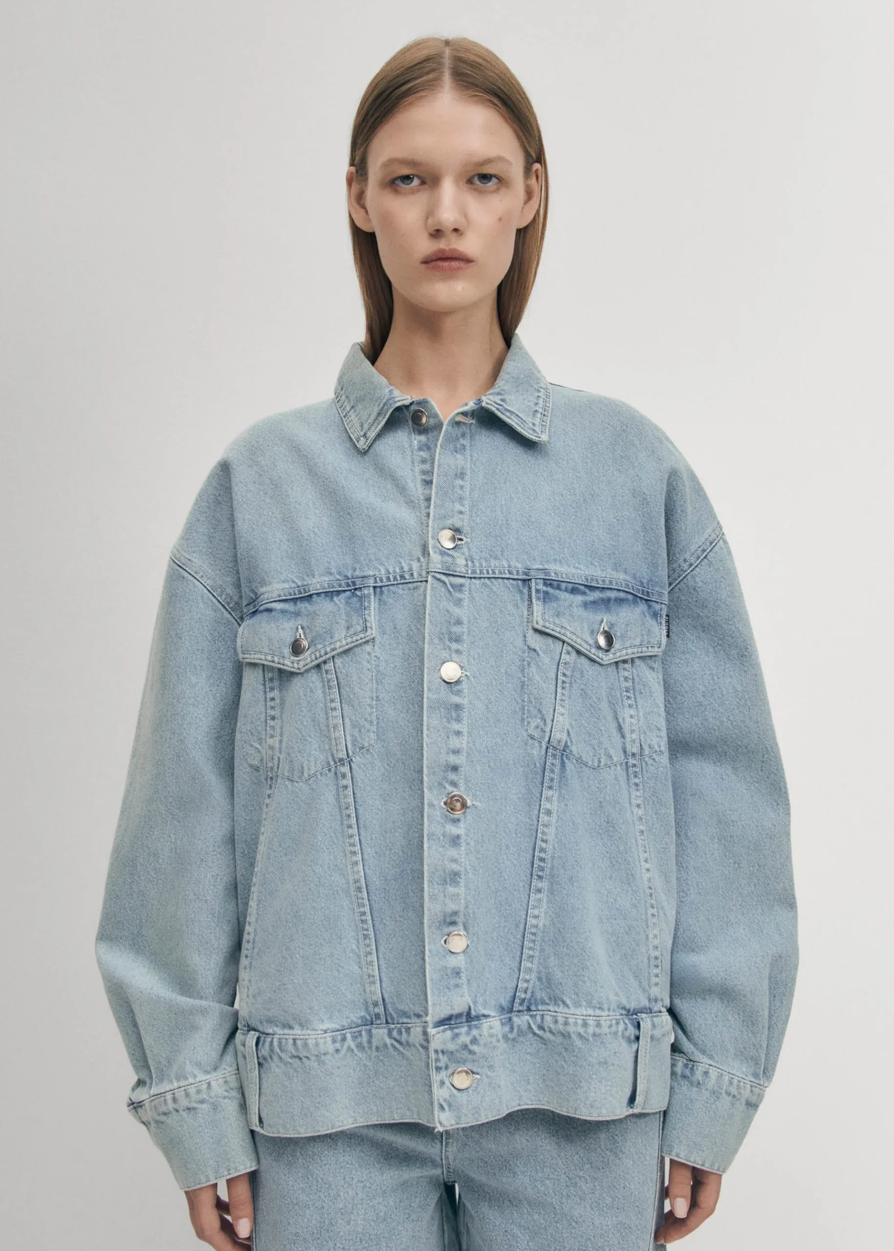 Alaska Blaue Denimjacke