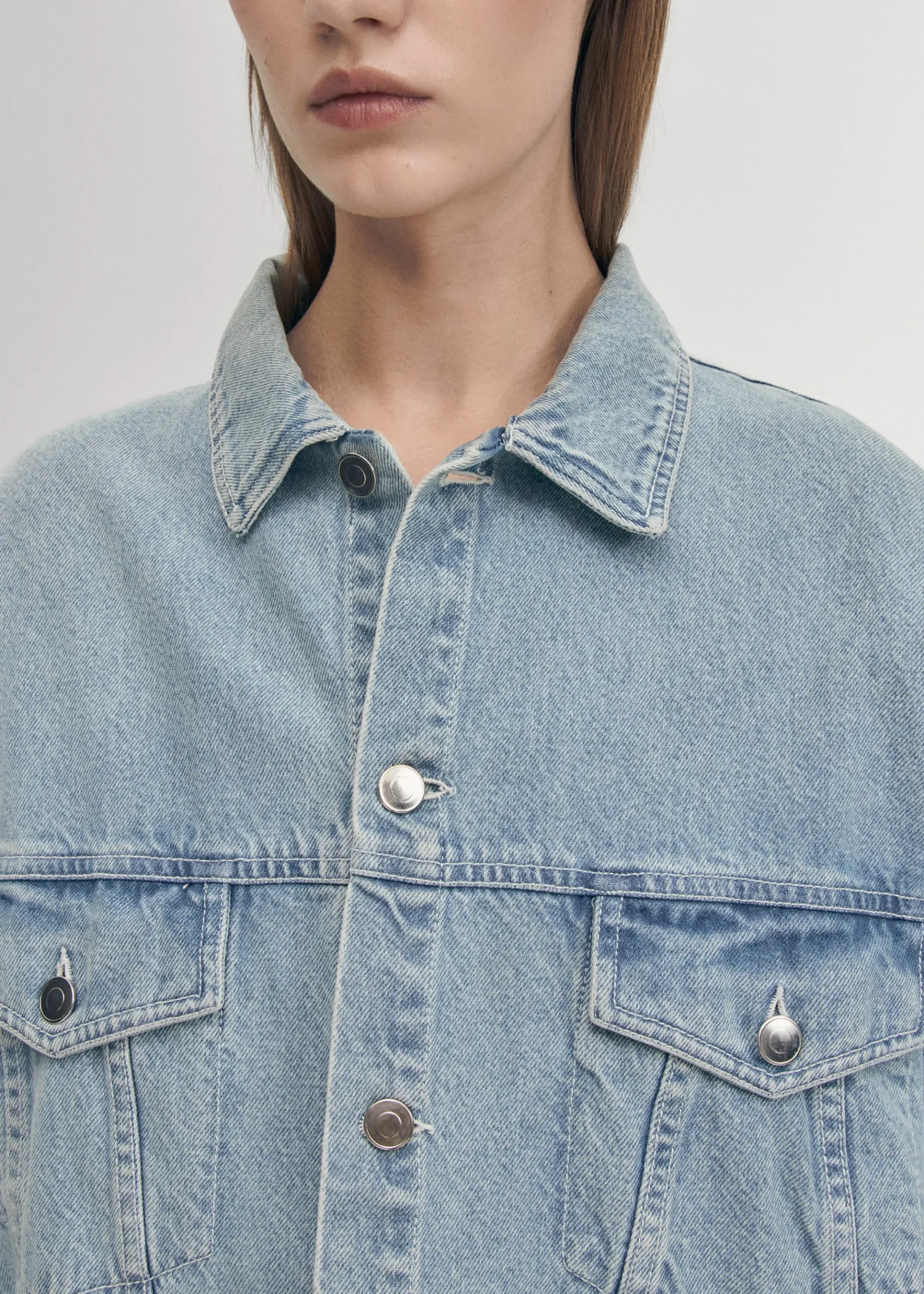 Alaska Blaue Denimjacke