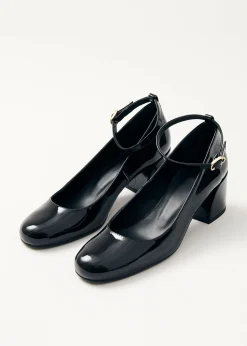 Antoine Onix Schwarze Leder Pumps