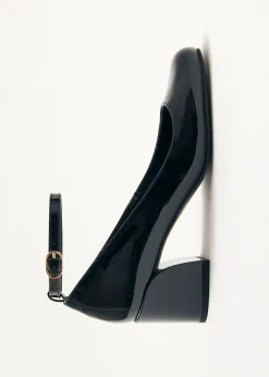 Antoine Onix Schwarze Leder Pumps