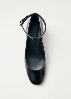 Antoine Onix Schwarze Leder Pumps