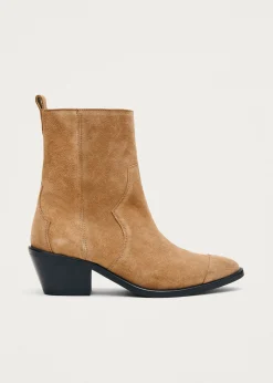 Austin Cowboy-Stiefeletten aus Wildleder