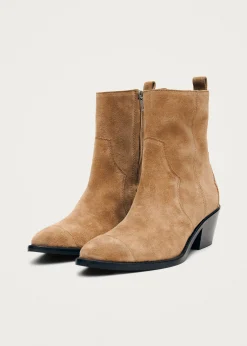 Austin Cowboy-Stiefeletten aus Wildleder