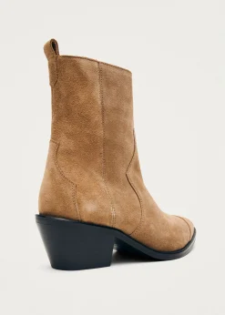 Austin Cowboy-Stiefeletten aus Wildleder