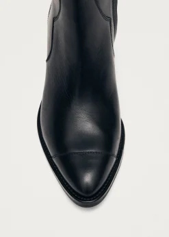 Austin Schwarze Cowboy-Stiefeletten