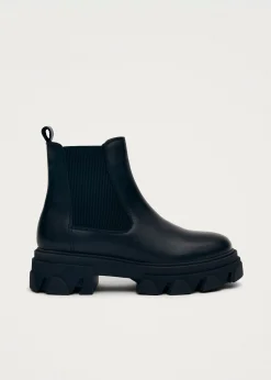 Berenice Schwarze Chelsea-Stiefel aus Leder