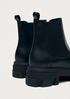 Berenice Schwarze Chelsea-Stiefel aus Leder