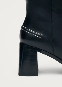 Brayden Schwarze Lederstiefel