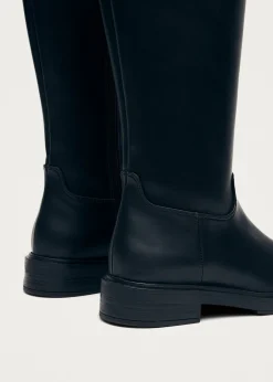 Carson Schwarze Vegane Reitstiefel