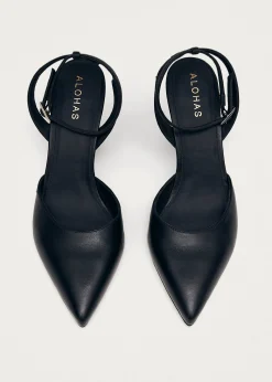 Cinderella Schwarze Lederpumps