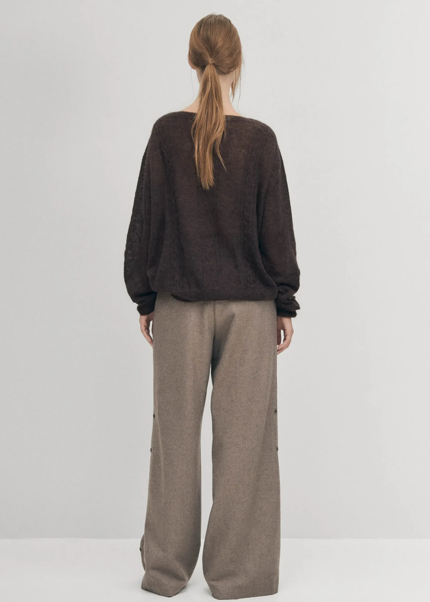 Corden Braune Strickjacke