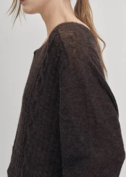 Corden Braune Strickjacke
