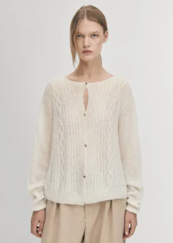 Corden Creme Strickjacke