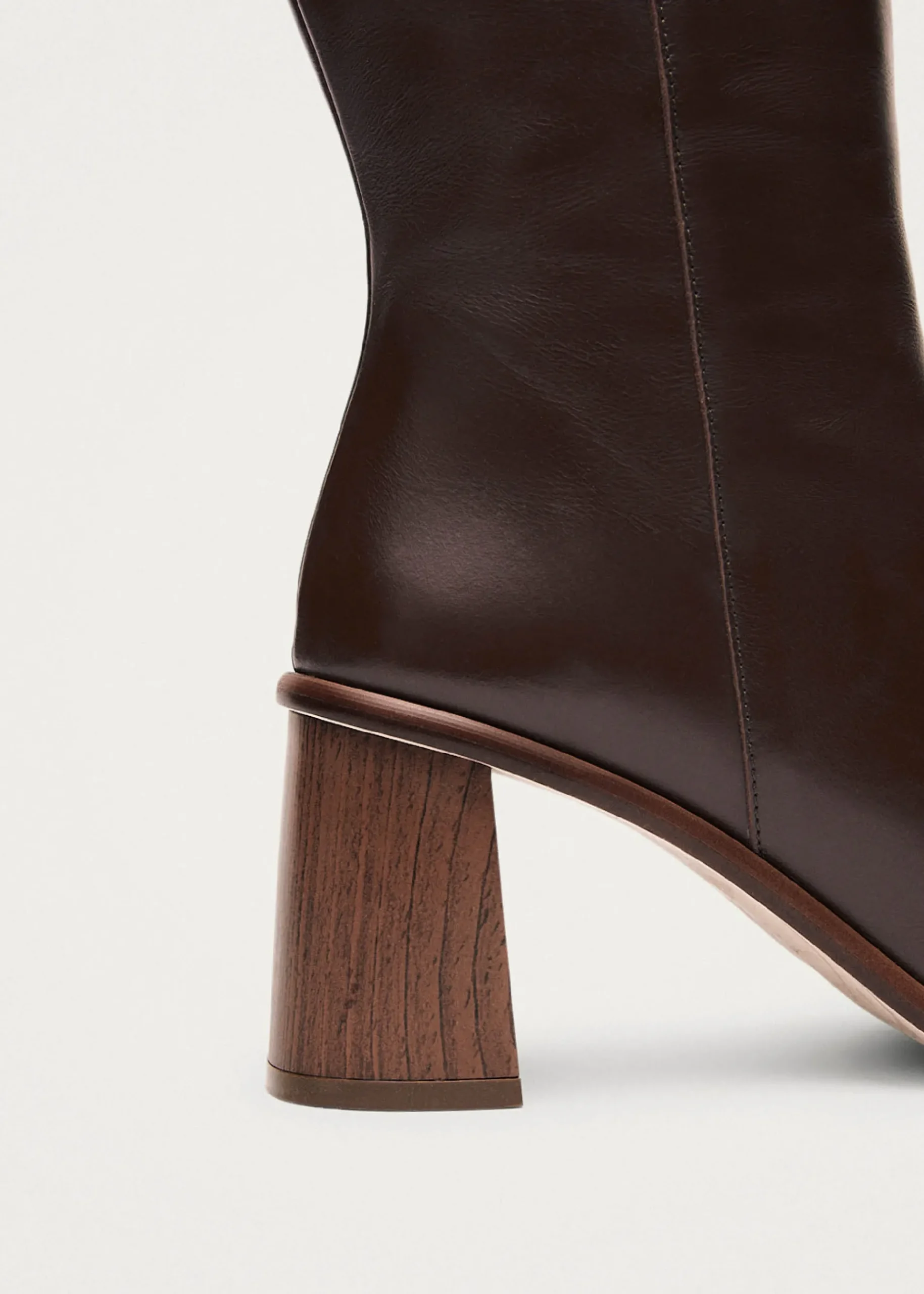 East Braune Lederstiefel