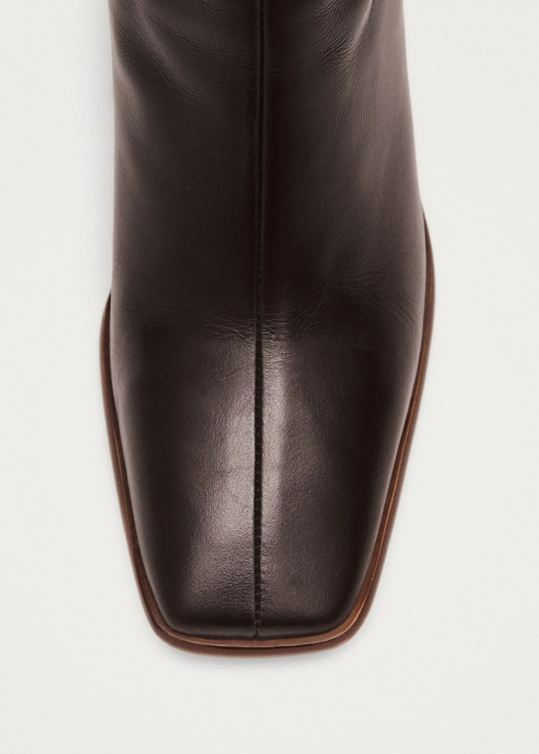 East Braune Lederstiefel