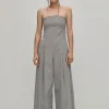 Elisa Grauer Jumpsuit aus Wolle-Mischung