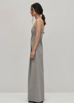 Elisa Grauer Jumpsuit aus Wolle-Mischung