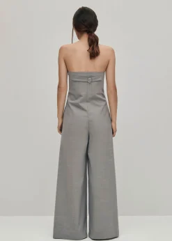 Elisa Grauer Jumpsuit aus Wolle-Mischung