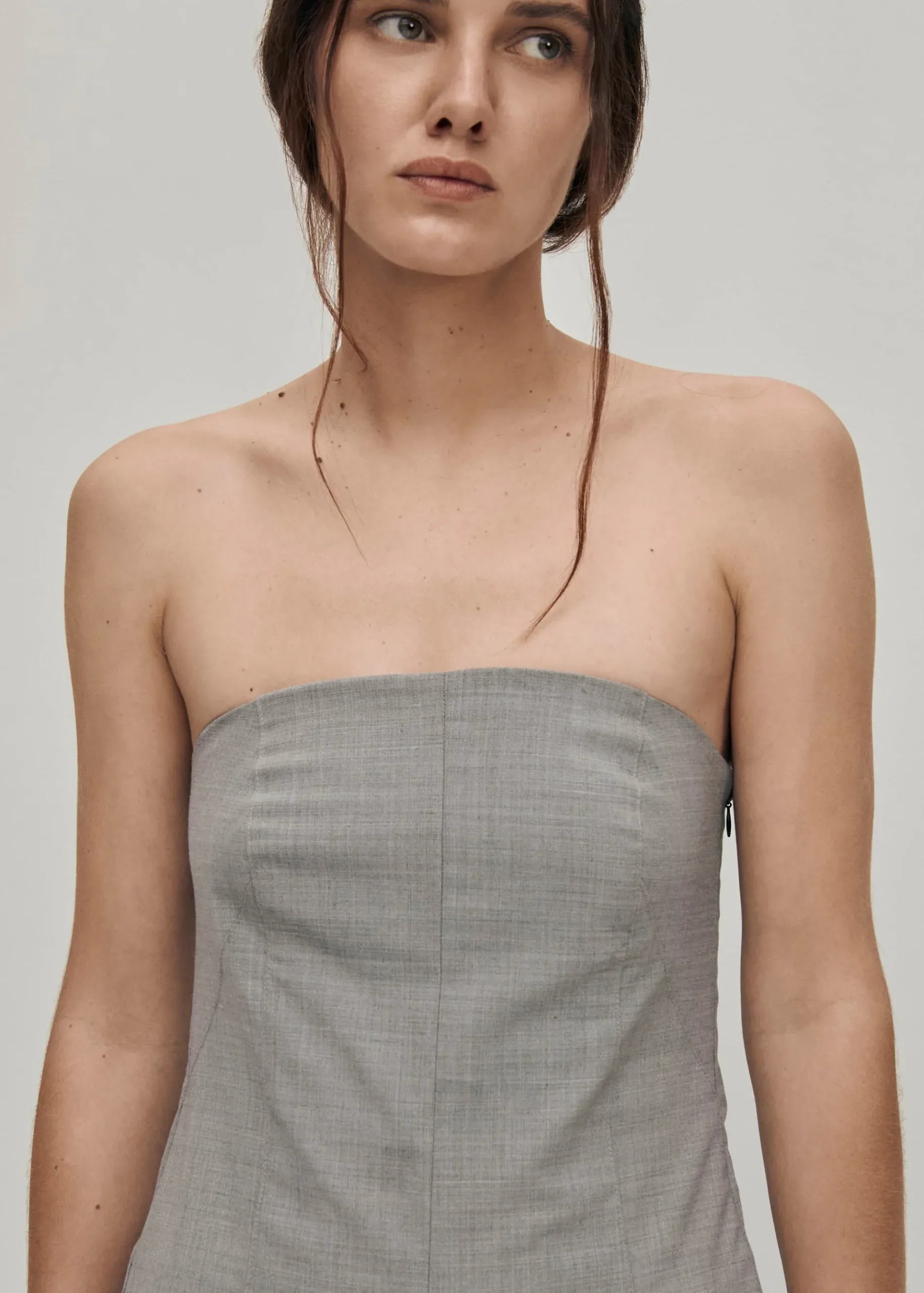 Elisa Grauer Jumpsuit aus Wolle-Mischung