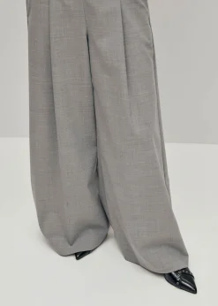 Elisa Grauer Jumpsuit aus Wolle-Mischung