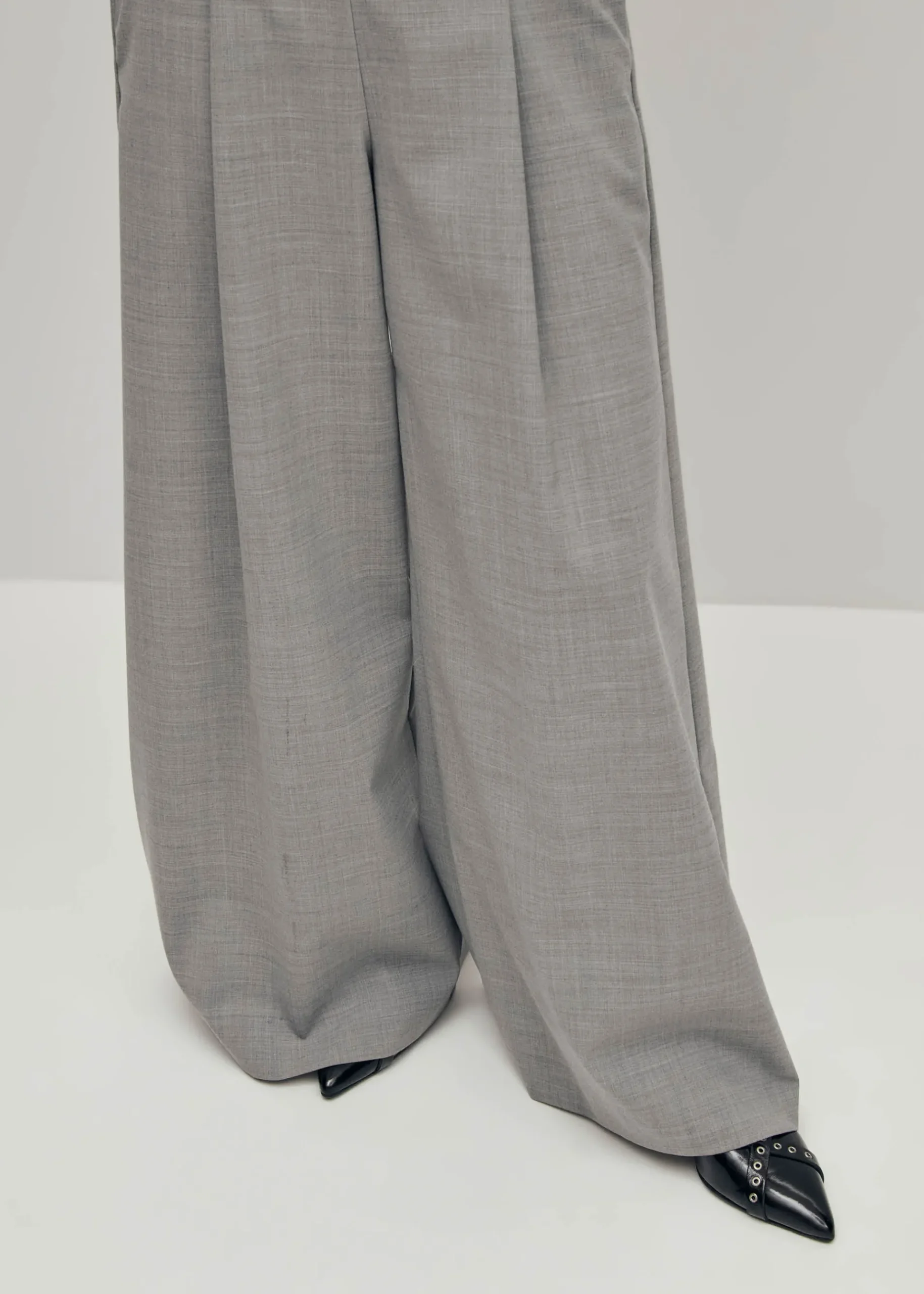 Elisa Grauer Jumpsuit aus Wolle-Mischung