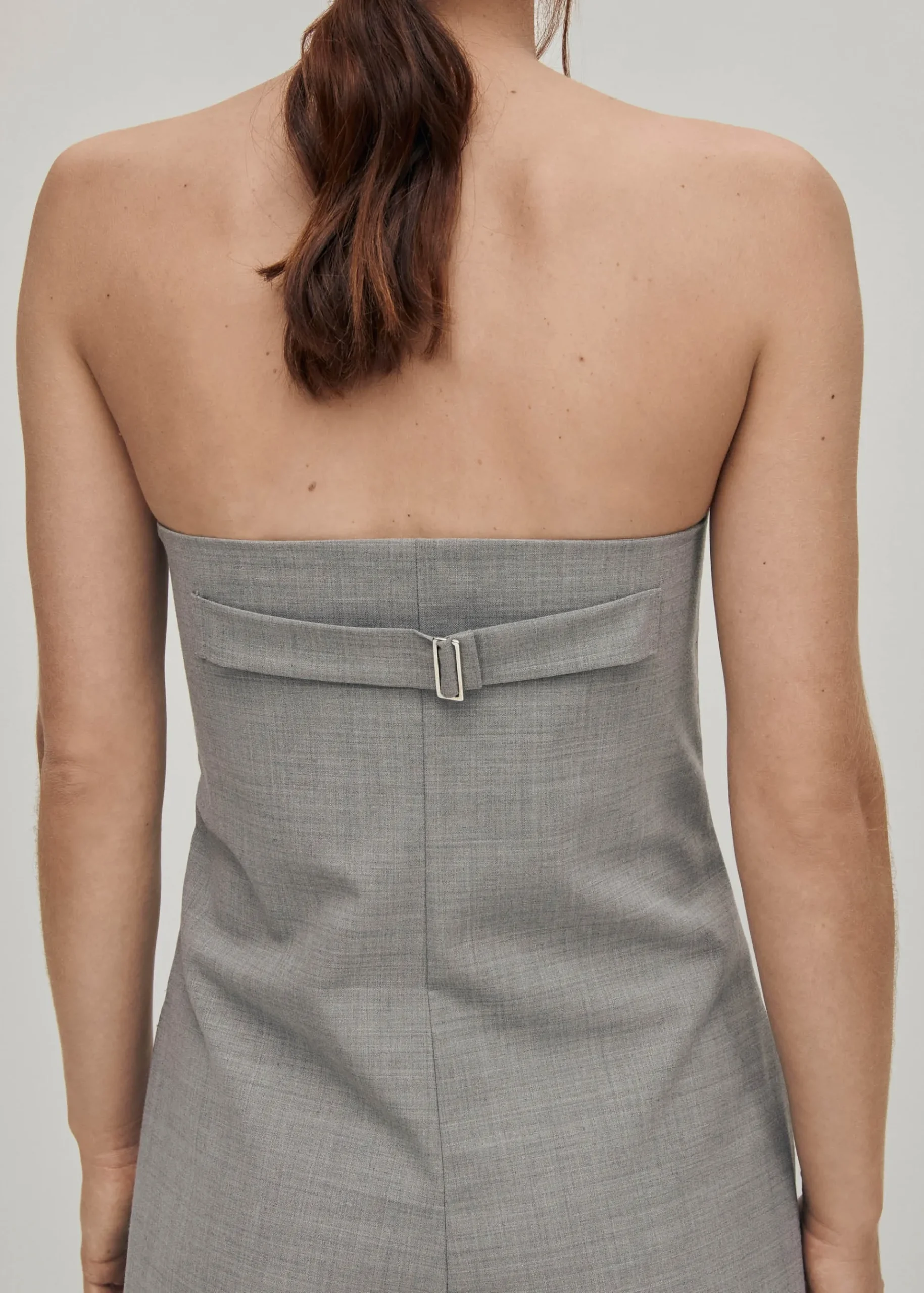 Elisa Grauer Jumpsuit aus Wolle-Mischung