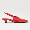 Eros Rote Leder Pumps
