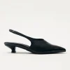 Eros Schwarze Leder-Pumps