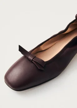 Freya Braune Leder Ballerinas