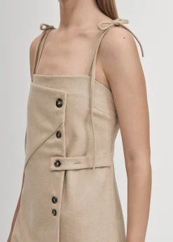 Gala-Beige-Kleid