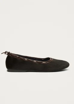 Gill Soft Braune Leder Ballerinas