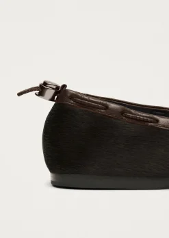 Gill Soft Braune Leder Ballerinas