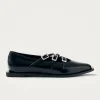 Jive Onix Schwarze Leder-Ballerinas