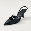 Joelle Onix Schwarze Leder-Pumps