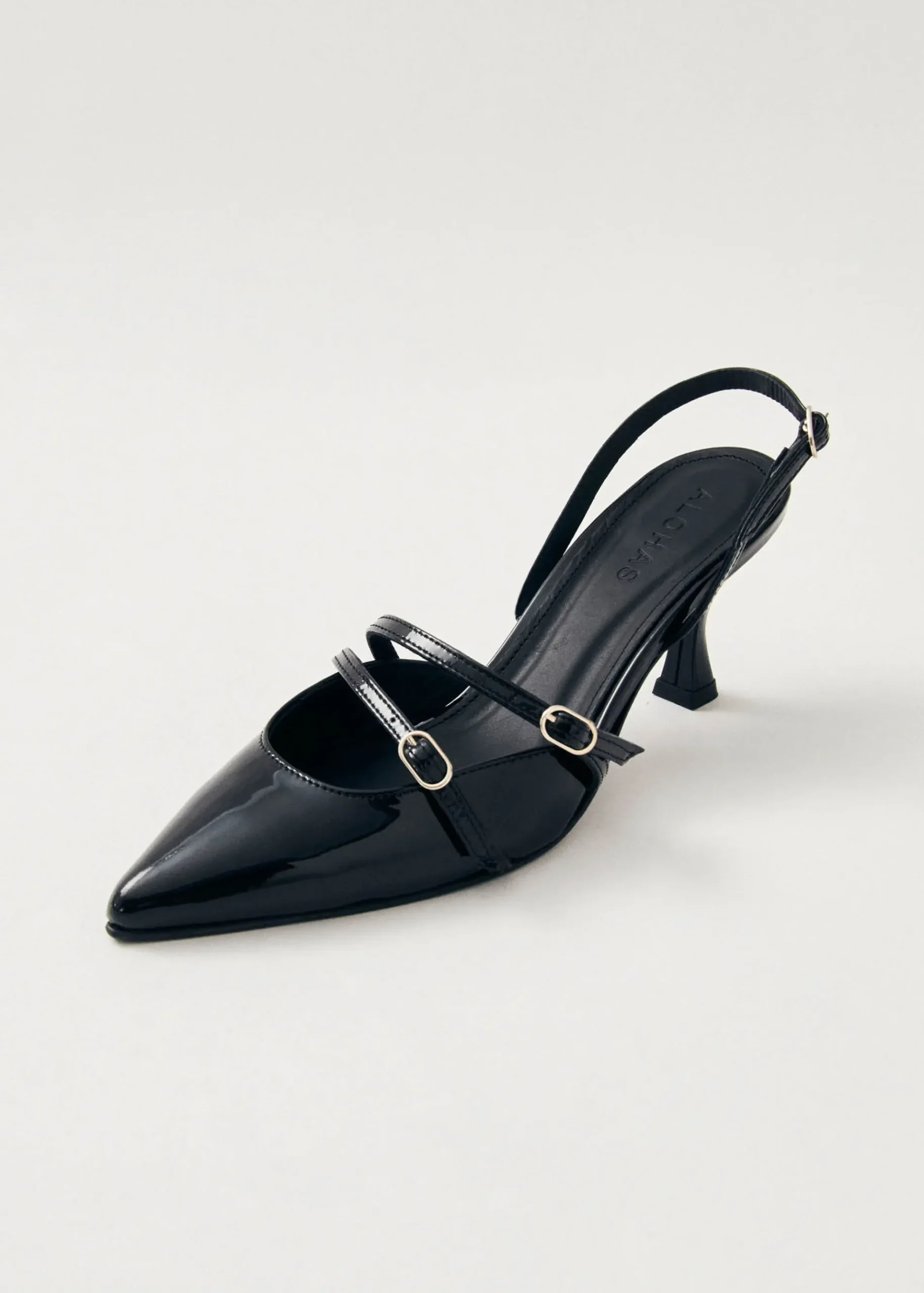 Joelle Onix Schwarze Leder-Pumps