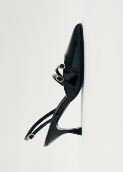 Joelle Onix Schwarze Leder-Pumps