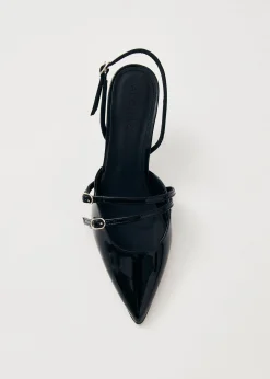 Joelle Onix Schwarze Leder-Pumps