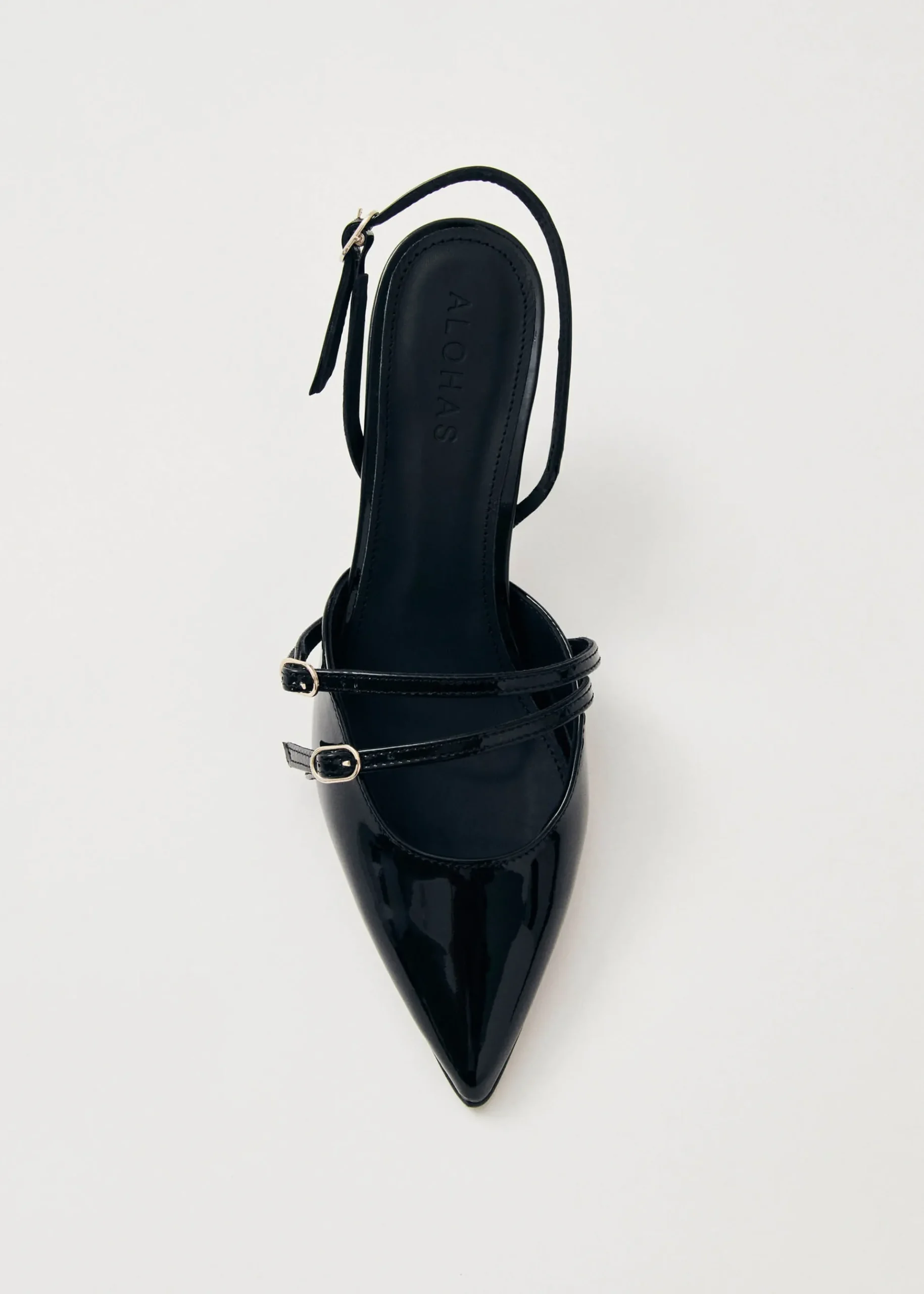 Joelle Onix Schwarze Leder-Pumps
