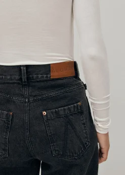 Kansas High-Waist Schwarze Jeans