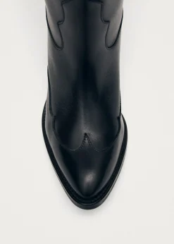 Liberty Black Leather Boots