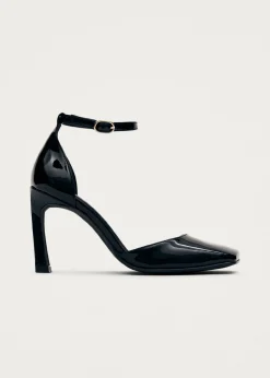 Liebe Onix Schwarze Leder Pumps
