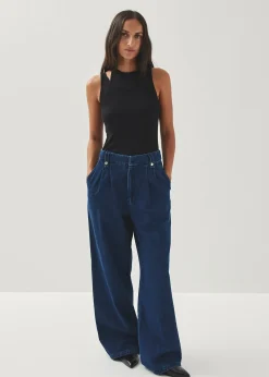 Liliana Blue Denim Hose