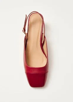 Lindy Bliss Rote Leder Pumps