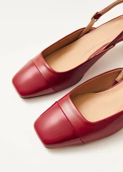 Lindy Bliss Rote Leder Pumps