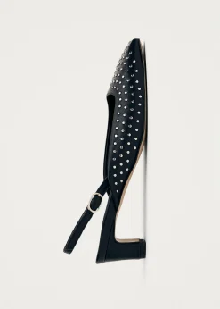 Lindy Schwarze Lederpumps
