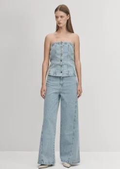 Magda Low-Rise Blaue Jeans