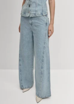 Magda Low-Rise Blaue Jeans