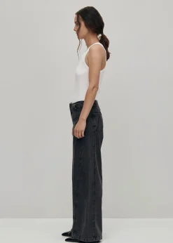 Magda Low-Rise Schwarze Jeans