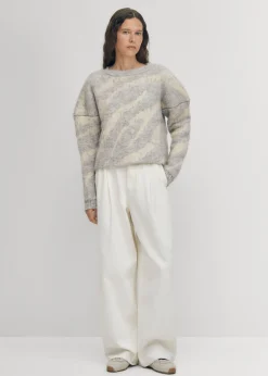Malmo Grauer Pullover